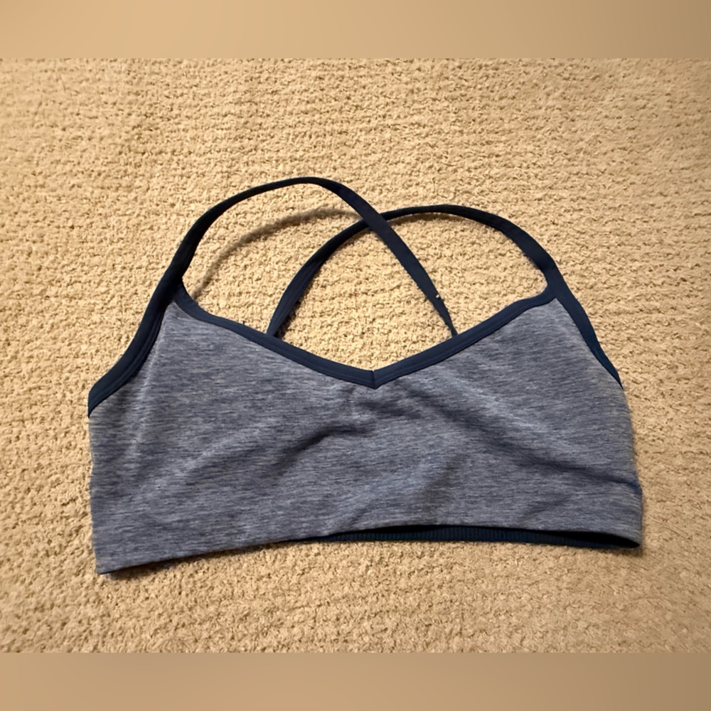 Women's Blue Strappy Bralette